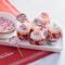 Petits gâteaux à la canne de bonbon de Noël